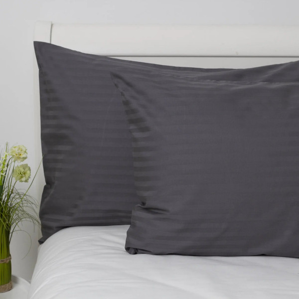Комплект наволочок ТЕП Сатін Graphite 2-04795_34478 70х70 см графітовий