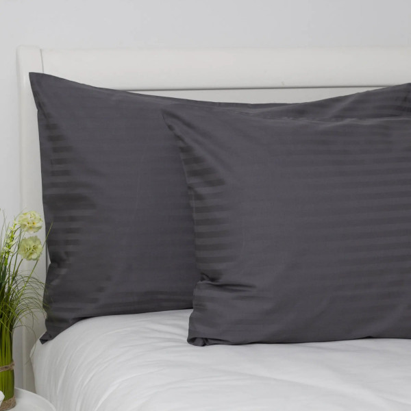 Комплект наволочок ТЕП Сатін Graphite 2-04795_34478 70х70 см графітовий