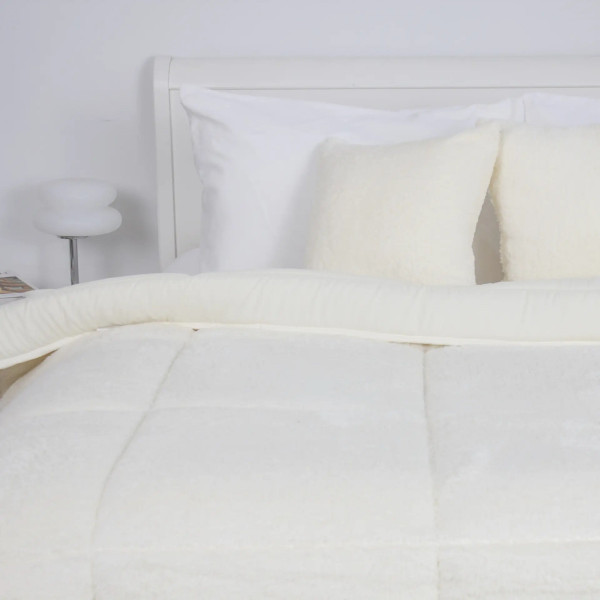 Ковдра двоспальна ТЕП TEDDY 1-05208_35047 180х210 см молочна