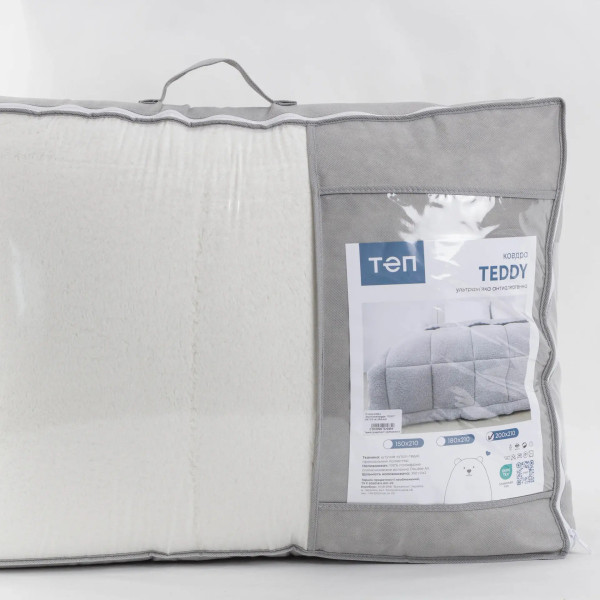 Ковдра двоспальна ТЕП TEDDY 1-05208_35047 180х210 см молочна