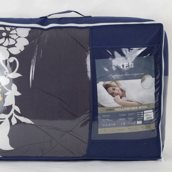 Ковдра євро ТЕП Шик FLORA 1-02564_34348 200х210 см