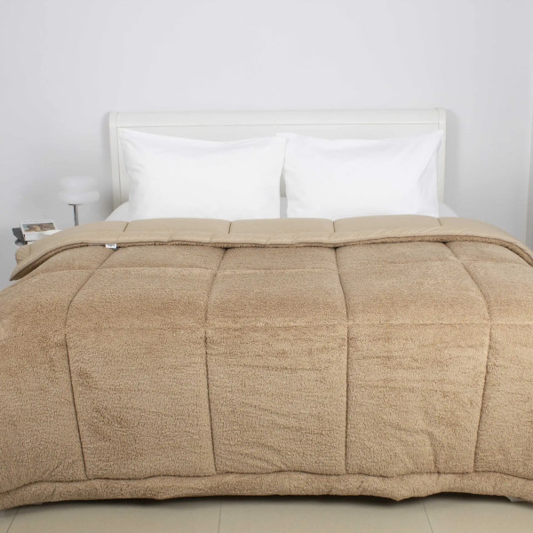 Ковдра полуторна ТЕП TEDDY 1-05207_35052 150х210 см золотисто-бежева