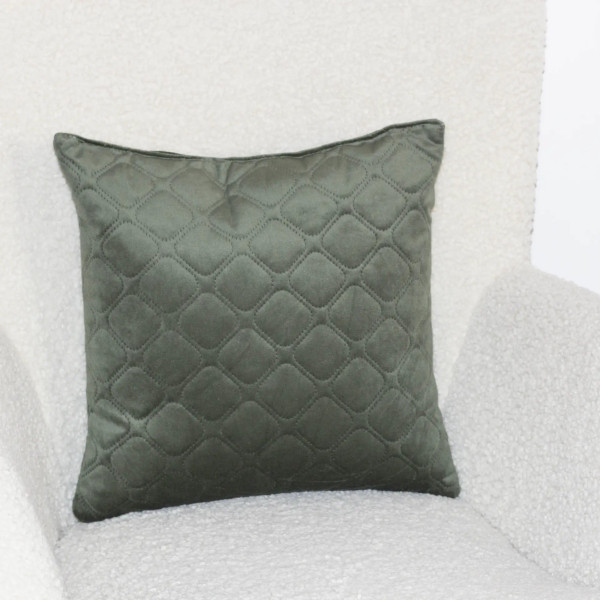 Подушка декоративна ТЕП Velure 3-00437_34010 40х40 см темно-зелена