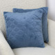 Подушка декоративна ТЕП Velure 3-00437_34012 40х40 см темно-блакитна