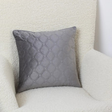 Подушка декоративна ТЕП Velure 3-00437_34059 40х40 см темно-сіра