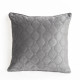 Подушка декоративна ТЕП Velure 3-00437_34059 40х40 см темно-сіра