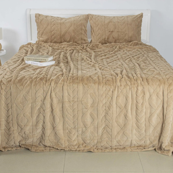 Покривало євро ТЕП SOFT ANGORA 4-04886_34646 240х260 см золотий бежевий