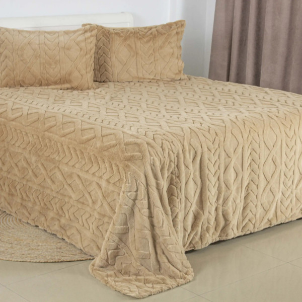 Покривало євро ТЕП SOFT ANGORA 4-04886_34646 240х260 см золотий бежевий