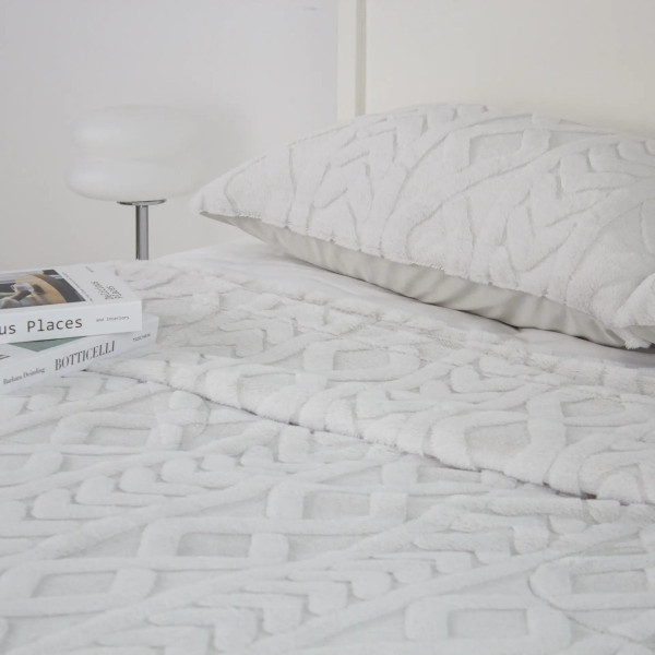 Покривало євро ТЕП SOFT ANGORA 4-04886_34647 240х260 см світло-сірий