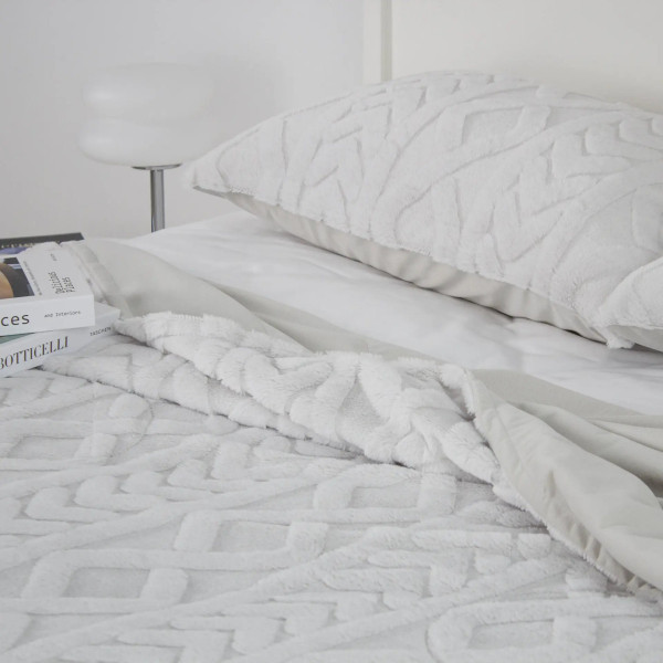 Покривало євро ТЕП SOFT ANGORA 4-04886_34647 240х260 см світло-сірий