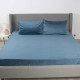 Простирадло-чохол на гумці полуторна ТЕП Velour 2-04756_34656 160х200 см синя