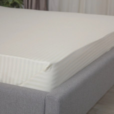 Простирадло-чохол на резинці полуторна ТЕП Сатин Caramel 2-04799_34323 180х200 см карамельна