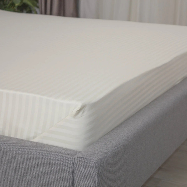 Простирадло-чохол на резинці полуторна ТЕП Сатин Caramel 2-04799_34323 180х200 см карамельна