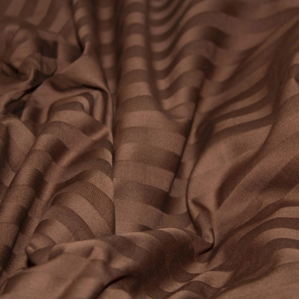 Простирадло-чохол на резинці полуторна ТЕП Сатин Chocolate 2-04799_34330 180х200 см шоколадна