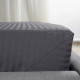 Простирадло-чохол на резинці полуторна ТЕП Сатин Graphite 2-04797_34316 160х200 см графітова