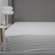 Простирадло-чохол на резинці полуторна ТЕП Сатин Micro Chip 2-04797_34320 160х200 см світло-сіра