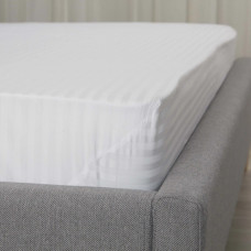 Простирадло-чохол на резинці полуторна ТЕП Сатин Optical White 2-04797_34332 160х200 см біла