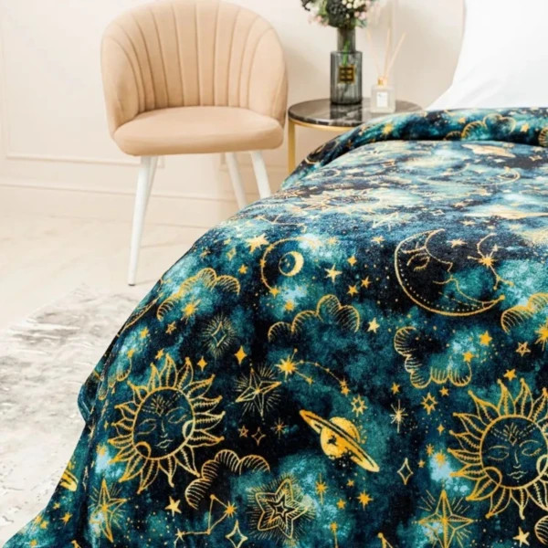 Плед флісовий Love You Зіркова ніч 8191 150х200 см