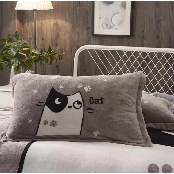 Постільна білизна плюшева двоспальна Dushka Home 20690 180х215 см