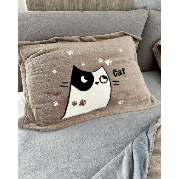 Постільна білизна плюшева євро Dushka Home 20691 200х220 см