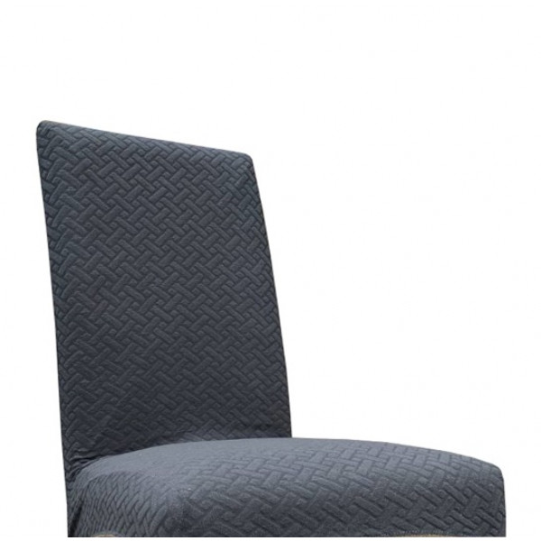 Чохол на стілець універсальний Цеглини Туреччина 50768 графітовий