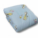Ковдра дитяча бавовняна стьобана Viluta 5507 100x140 см блакитна