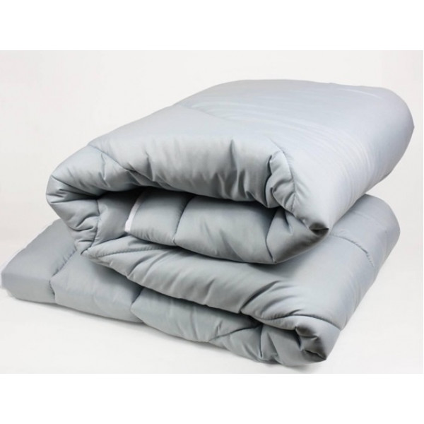 Ковдра дитяча вовняна стьобана Viluta Premium 21619 100х140 см сіра