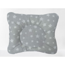 Подушка дитяча ортопедична Зірочки на сірому 21625 22х30 см