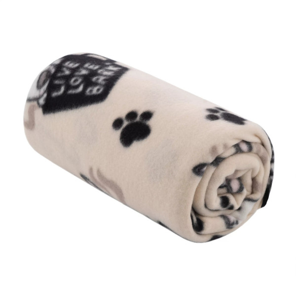 Плед Ardesto FleeСe Пісики бежевий ART0723PB 130х160 см