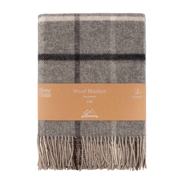 Плед Ardesto Leonardo Alpina ART0703LM 140x200 см сірий