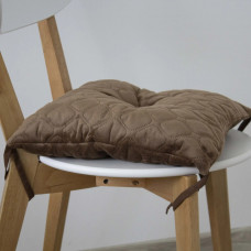 Подушка на стілець ТЕП VELURE 3-04551_32314 40х40 см коричнева