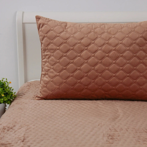 Покривало євро ТЕП Velour Зірочка 4-00517_31708 220х240 см капучино