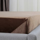 Простирадло на резинці двоспальне ТЕП VELOUR 2-04756_34182 180х200 см шоколадна