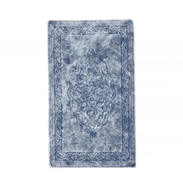 Килимок у ванну Arya Damaks AR-A107217-Blue 120х70 см блакитний