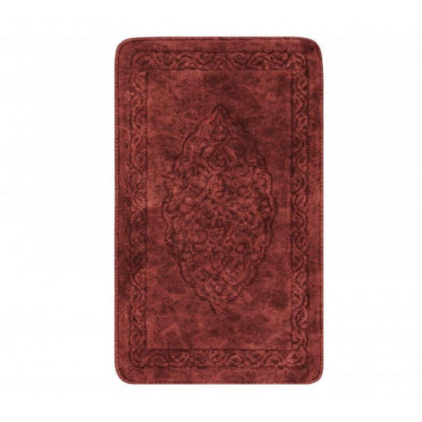 Килимок у ванну Arya Damaks AR-A107217-Burgundy 120х70 см бордовий