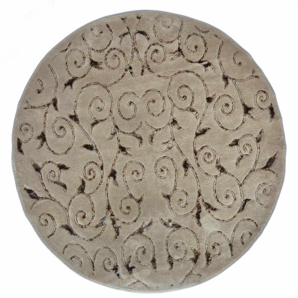 Килимок у ванну Arya Sarmasik AR-1380031-brown 120х120 мл коричневий