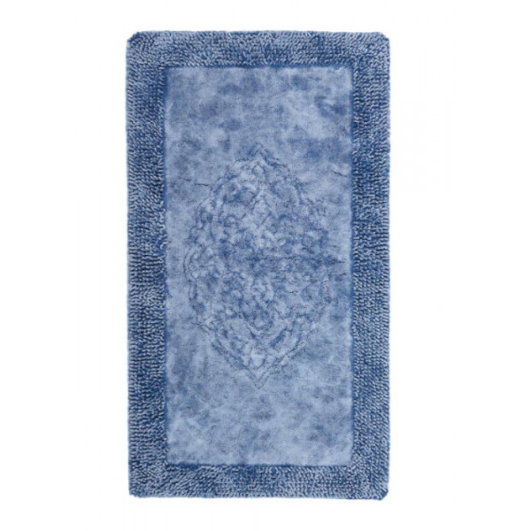 Килимок у ванну Arya Tiffany AR-A107215-Blue 120х70 см блакитний