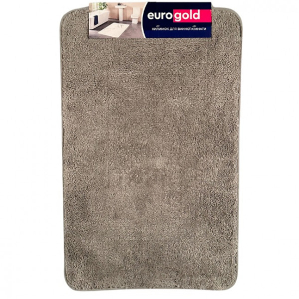 Килимок у ванну Eurogold 7016102762 40х60 см сірий