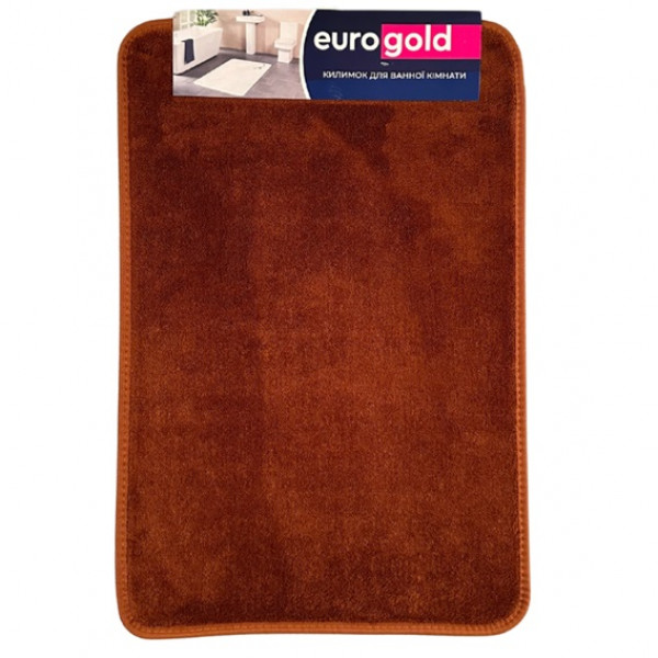 Килимок у ванну Eurogold 7129400081 40х60 см коричневий