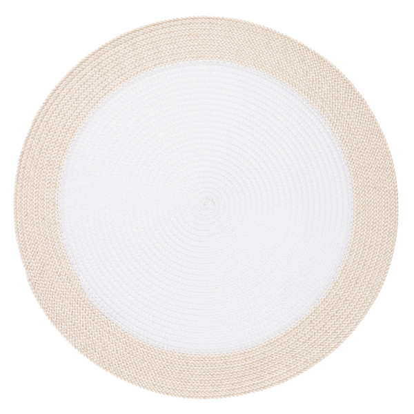 Килимок сервірувальний Ardesto AR3324BGW 38 см білий з бежевим