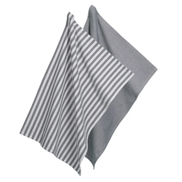 Набір кухонних рушників KELA Caja 12873 70х50 см 2 шт темно-сірий