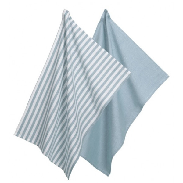 Набір рушників кухонних KELA Caja 12874 70х50 см 2 шт димчасто-блакитний