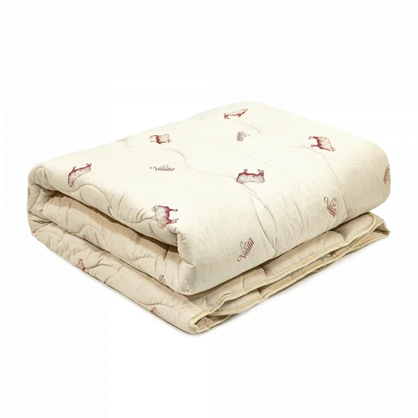 Ковдра дитяча вовняна стьобана Viluta Premium 21570 100х140 см бежева