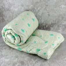 Ковдра закрита холлофайбер ALOE VERA (Мікрофібра) Двоспальна 175х210 55072