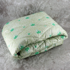 Ковдра закрита холлофайбер ALOE VERA (Мікрофібра) Полуторна 145х210 55065