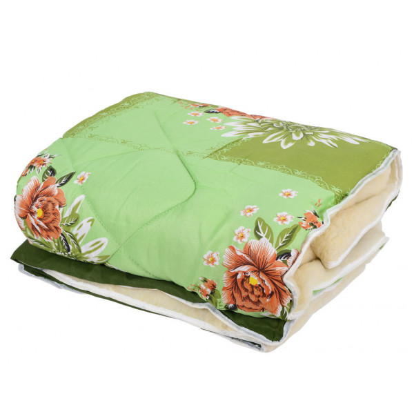 Ковдра відкрита овеча вовна (Полікоттон) Двоспальна Євро 200х220 51251