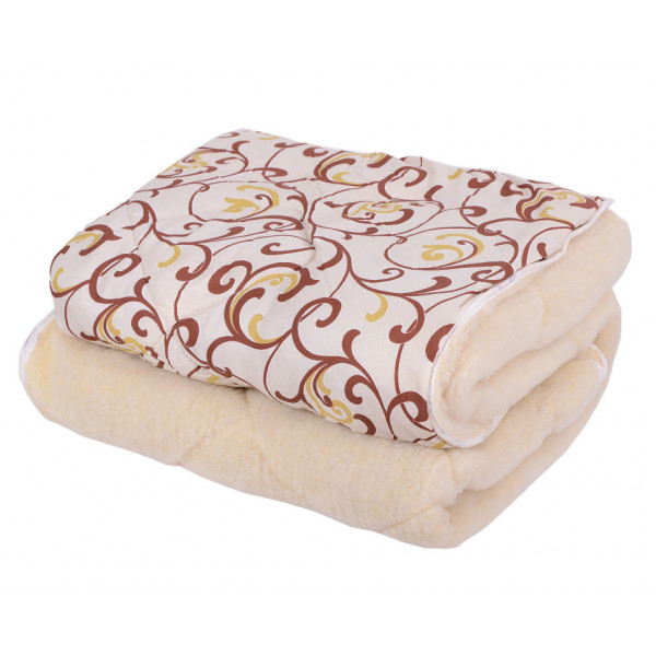 Ковдра відкрита овеча вовна (Полікоттон) Двоспальна Євро 200х220 51254