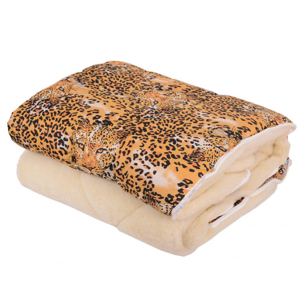 Ковдра відкрита овеча вовна (Полікоттон) Полуторна 150х210 51268