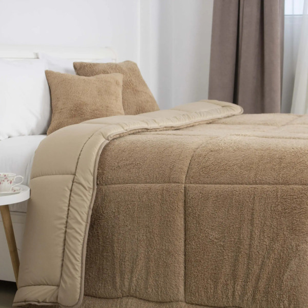 Ковдра полуторна ТЕП TEDDY 1-05207_35052 150х210 см золотисто-бежева