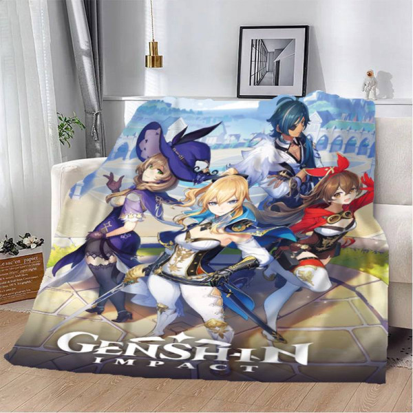 Плед 3D Genshin impact 12315 160х200 см